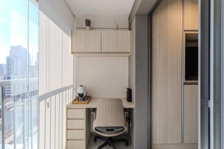Studio à venda com 26m², 1 quarto e sem vagaVaranda