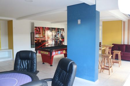 Apartamento para alugar com 70m², 2 quartos e 2 vagasÁrea comum - Sala de jogos