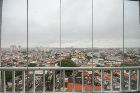 Sala - Sacada de kitnet/studio para alugar com 1 quarto, 59m² em Vila Mangalot, São Paulo