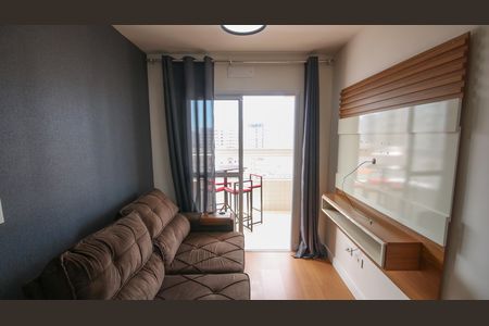 Sala de apartamento para alugar com 2 quartos, 55m² em Guilhermina, Praia Grande