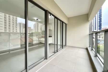 Studio à venda com 37m², 1 quarto e 1 vagaVaranda