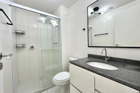 Banheiro de kitnet/studio à venda com 1 quarto, 37m² em Vila Monte Alegre, São Paulo