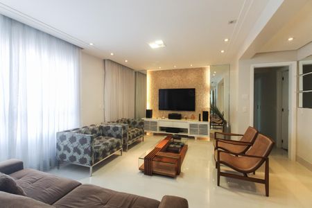 Sala  de apartamento à venda com 3 quartos, 158m² em Cidade Mãe do Céu, São Paulo