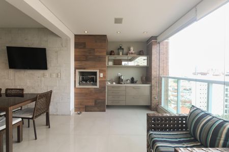 Varanda Gourmet  de apartamento à venda com 3 quartos, 158m² em Cidade Mãe do Céu, São Paulo