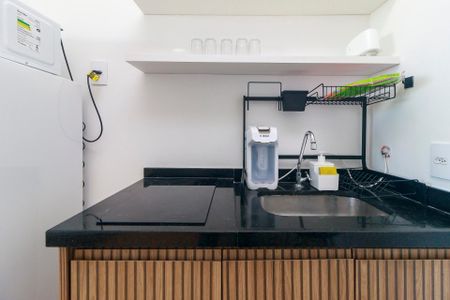Studio para alugar com 33m², 1 quarto e sem vaga Studio para alugar com 33m², 1 quarto e sem vagaCozinha