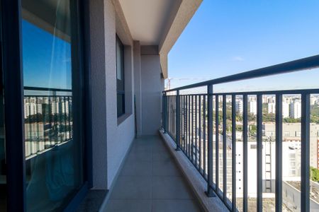 Varanda de kitnet/studio para alugar com 1 quarto, 33m² em Santo Amaro, São Paulo