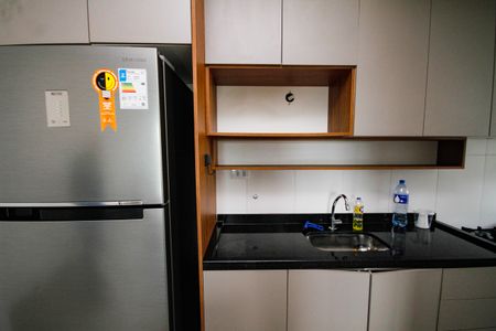 Cozinha de apartamento para alugar com 2 quartos, 78m² em Canto do Forte, Praia Grande