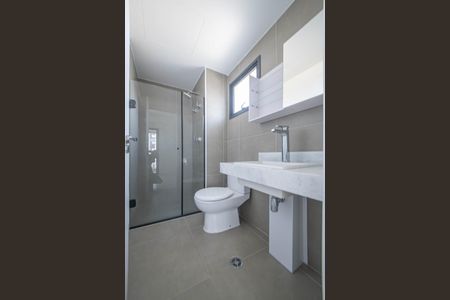 Banheiro Social de kitnet/studio à venda com 0 quarto, 25m² em Brooklin Paulista, São Paulo