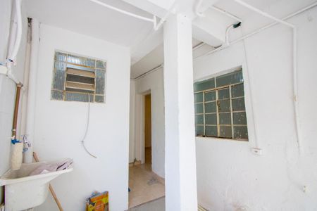 Área de serviço de casa para alugar com 1 quarto, 60m² em Vila Apiaí, Santo André