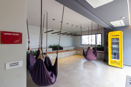 Área comum - Lounge Piscina de kitnet/studio para alugar com 1 quarto, 20m² em Jardim Paulista, São Paulo