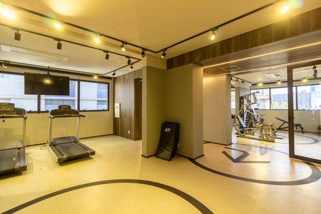 Área comum - Academia de kitnet/studio para alugar com 1 quarto, 20m² em Jardim Paulista, São Paulo