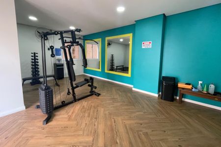 Apartamento para alugar com 42m², 1 quarto e 1 vaga Apartamento para alugar com 42m², 1 quarto e 1 vagaÁrea comum - Academia