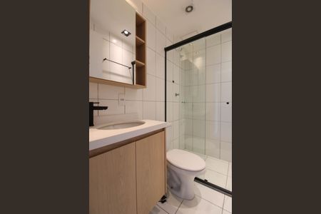 Apartamento para alugar com 40m², 2 quartos e 1 vaga Apartamento para alugar com 40m², 2 quartos e 1 vagaBanheiro social