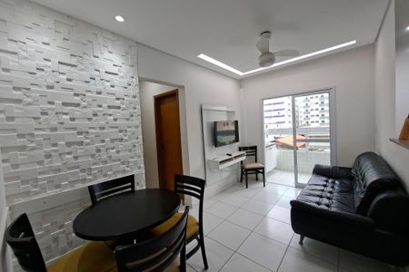 Sala de apartamento para alugar com 2 quartos, 60m² em Nova Mirim, Praia Grande