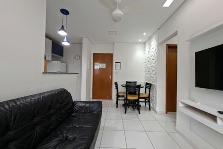 Sala de apartamento para alugar com 2 quartos, 60m² em Nova Mirim, Praia Grande