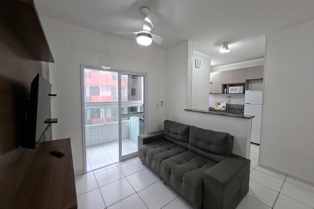 Sala de apartamento para alugar com 2 quartos, 60m² em Nova Mirim, Praia Grande