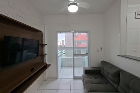 Sala de apartamento para alugar com 2 quartos, 60m² em Nova Mirim, Praia Grande
