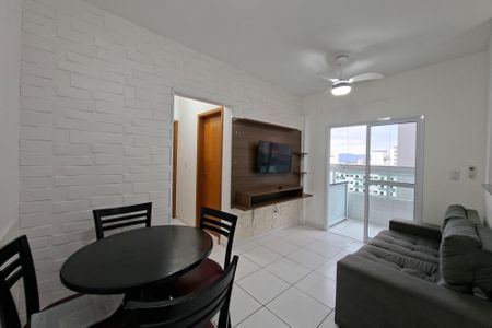 Sala de apartamento para alugar com 2 quartos, 60m² em Nova Mirim, Praia Grande