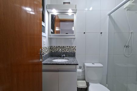 Apartamento para alugar com 60m², 2 quartos e 1 vagaBanheiro da suite 
