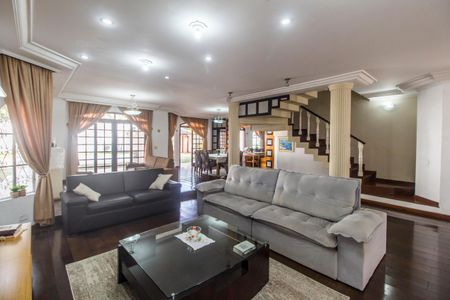 Sala de casa de condomínio à venda com 3 quartos, 438m² em Residencial Zero (tambore), Santana de Parnaíba