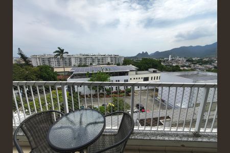 Varanda da Sala de apartamento à venda com 3 quartos, 116m² em Taquara, Rio de Janeiro