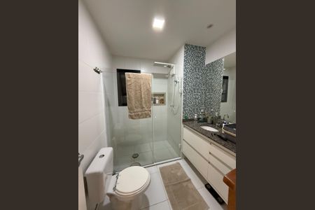 Banheiro de kitnet/studio para alugar com 1 quarto, 43m² em Boa Vista, São Caetano do Sul