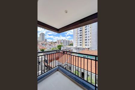 Varanda da Sala de apartamento para alugar com 1 quarto, 80m² em Chácara Santo Antônio, São Paulo