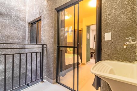 Área de Serviço de kitnet/studio para alugar com 1 quarto, 25m² em Jardim Oriental, São Paulo