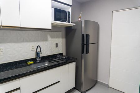 Cozinha de kitnet/studio para alugar com 1 quarto, 25m² em Jardim Oriental, São Paulo