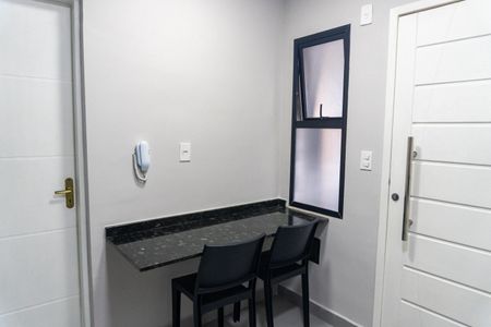 Cozinha de kitnet/studio para alugar com 1 quarto, 25m² em Jardim Oriental, São Paulo