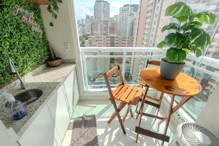 Apartamento para alugar com 38m², 1 quarto e 1 vagaSacada