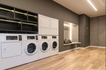 Studio para alugar com 25m², 1 quarto e sem vaga Studio para alugar com 25m², 1 quarto e sem vagaLavanderia