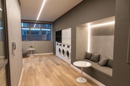 Studio para alugar com 25m², 1 quarto e sem vaga Studio para alugar com 25m², 1 quarto e sem vagaLavanderia