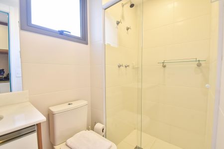 Studio para alugar com 25m², 1 quarto e sem vaga Studio para alugar com 25m², 1 quarto e sem vagaBanheiro