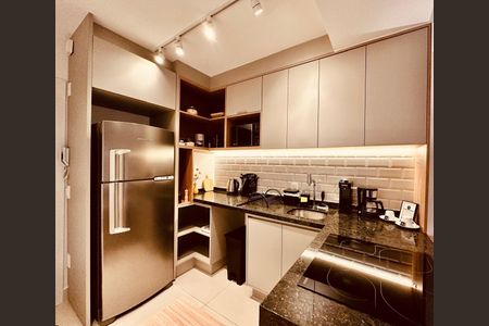 Studio à venda com 44m², 1 quarto e 1 vagaCozinha 