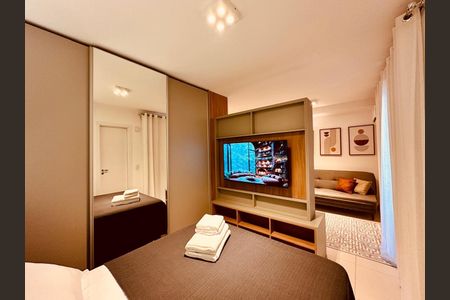 Studio à venda com 44m², 1 quarto e 1 vagaQuarto 