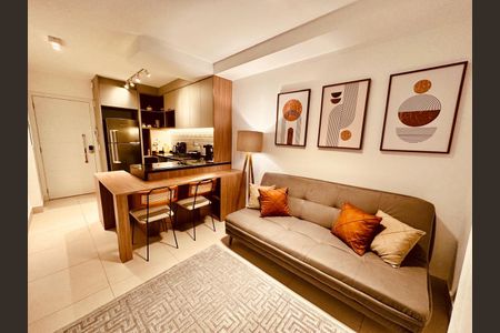 Studio à venda com 44m², 1 quarto e 1 vagaCozinha