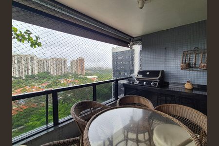 Varanda da Sala de apartamento para alugar com 5 quartos, 182m² em Barra da Tijuca, Rio de Janeiro