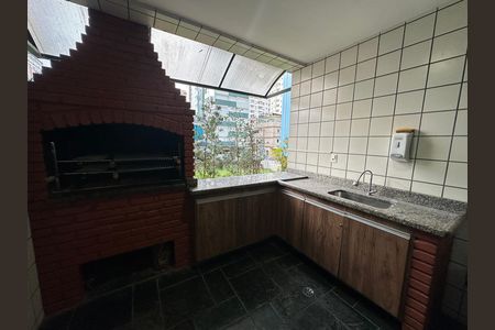 Área comum - Churrasqueira de apartamento para alugar com 1 quarto, 48m² em Itararé, São Vicente