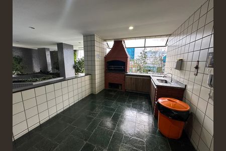 Área comum - Churrasqueira de apartamento para alugar com 1 quarto, 48m² em Itararé, São Vicente