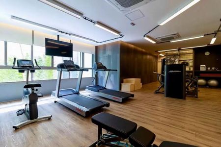 Studio à venda com 26m², 1 quarto e sem vaga Studio à venda com 26m², 1 quarto e sem vagaÁrea comum - Academia