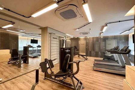 Studio à venda com 26m², 1 quarto e sem vaga Studio à venda com 26m², 1 quarto e sem vagaÁrea comum - Academia