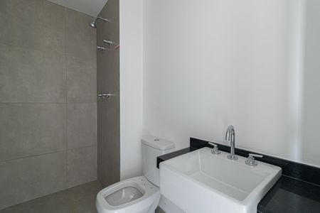 Studio à venda com 25m², 1 quarto e sem vaga Studio à venda com 25m², 1 quarto e sem vagaBanheiro Social