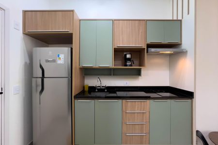 Studio para alugar com 24m², 1 quarto e sem vaga Studio para alugar com 24m², 1 quarto e sem vagaCozinha