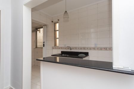 Cozinha de apartamento à venda com 1 quarto, 43m² em Bom Fim, Porto Alegre