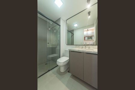 Studio para alugar com 33m², 1 quarto e sem vaga Studio para alugar com 33m², 1 quarto e sem vagaBanheiro