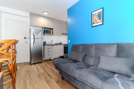 Sala de apartamento para alugar com 1 quarto, 25m² em Vila Buarque, São Paulo