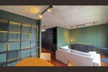 Apartamento para alugar com 90m², 1 quarto e 2 vagasSala