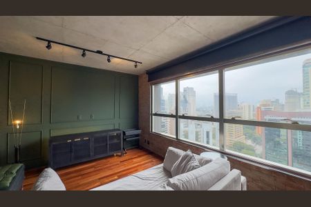 Apartamento para alugar com 90m², 1 quarto e 2 vagasSala