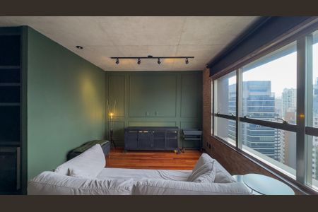 Apartamento para alugar com 90m², 1 quarto e 2 vagasSala